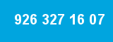 926 327 16 07